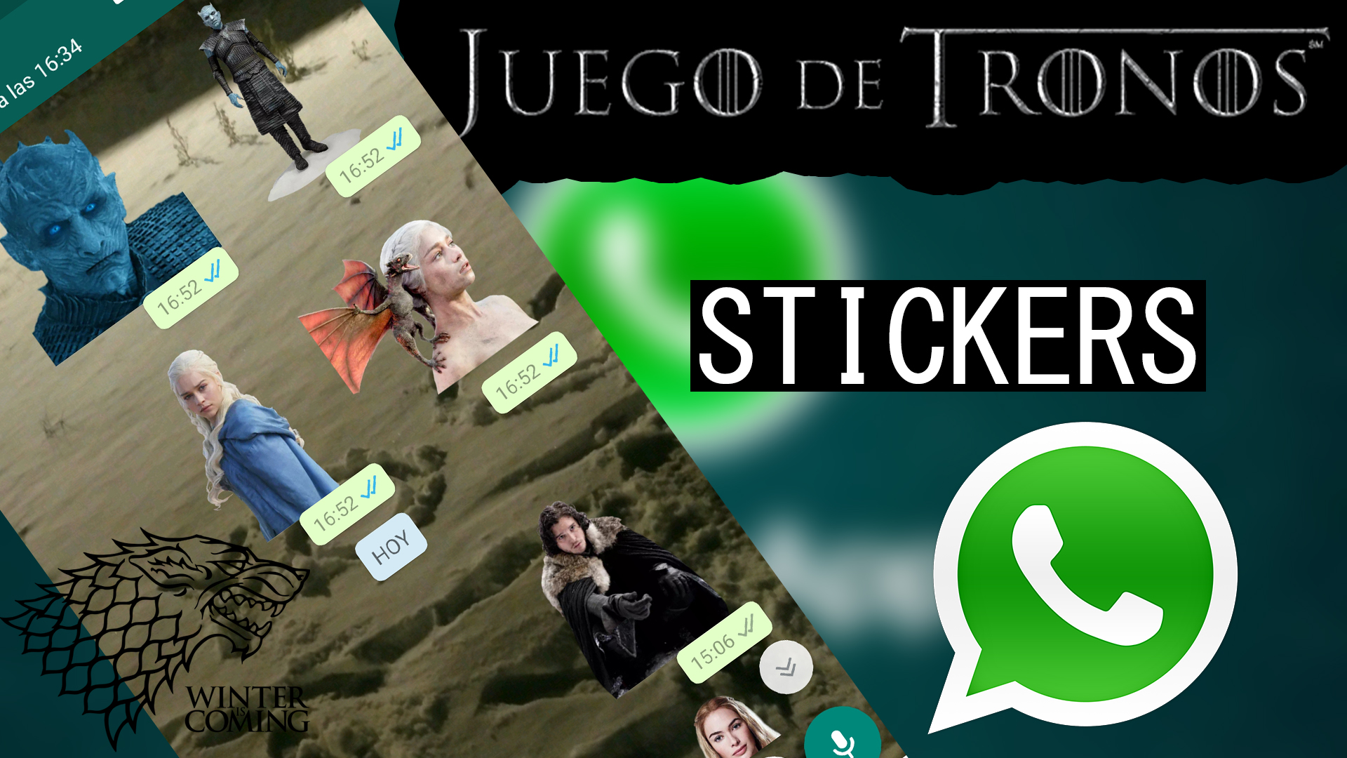 STICKERS GAME OF THRONES PARA WHATSAPP