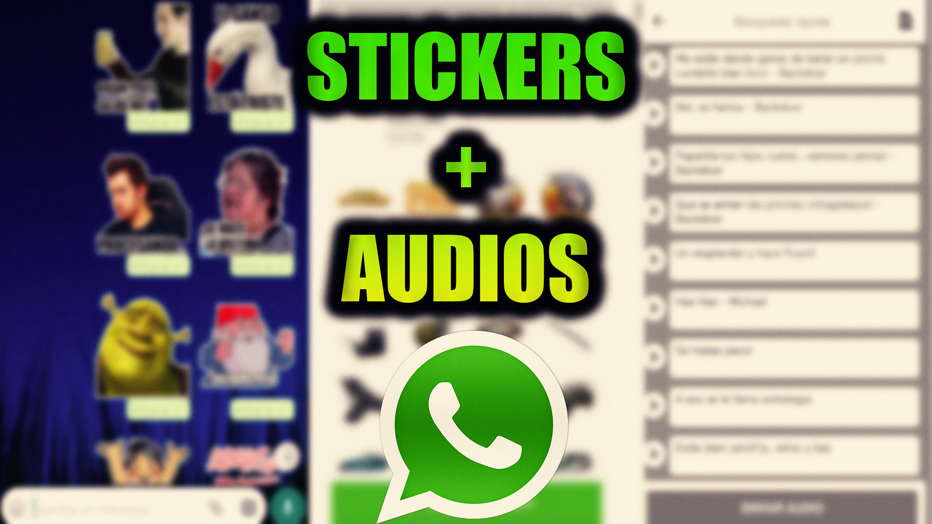 Brutales Stickers y Audios para Whatsapp o Otras redes